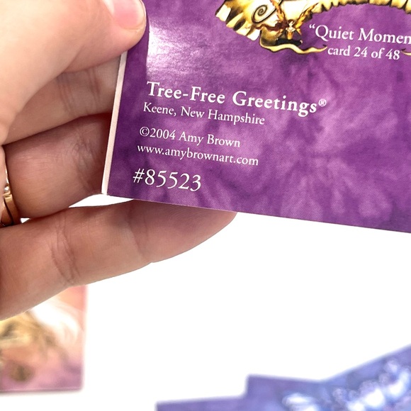 2004 Amy Brown Unicorn Fairies Dragon Stationary Card Envelope Set in Tin combo - Picture 14 of 16